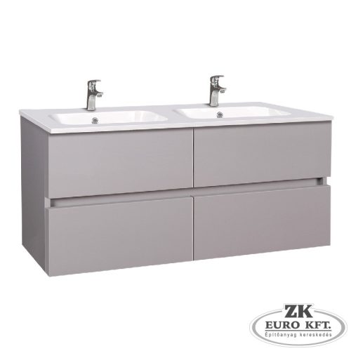 Wellis Elois Grey 120 4 fiókos mosdószekrény 119x45x55