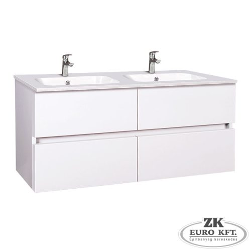 Wellis Elois White 120 4 fiókos mosdószekrény 119x45x55